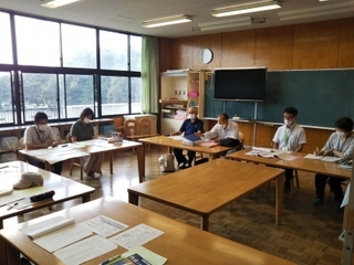 打ち合わせの様子。